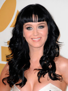 Katy Perry long curly hair 