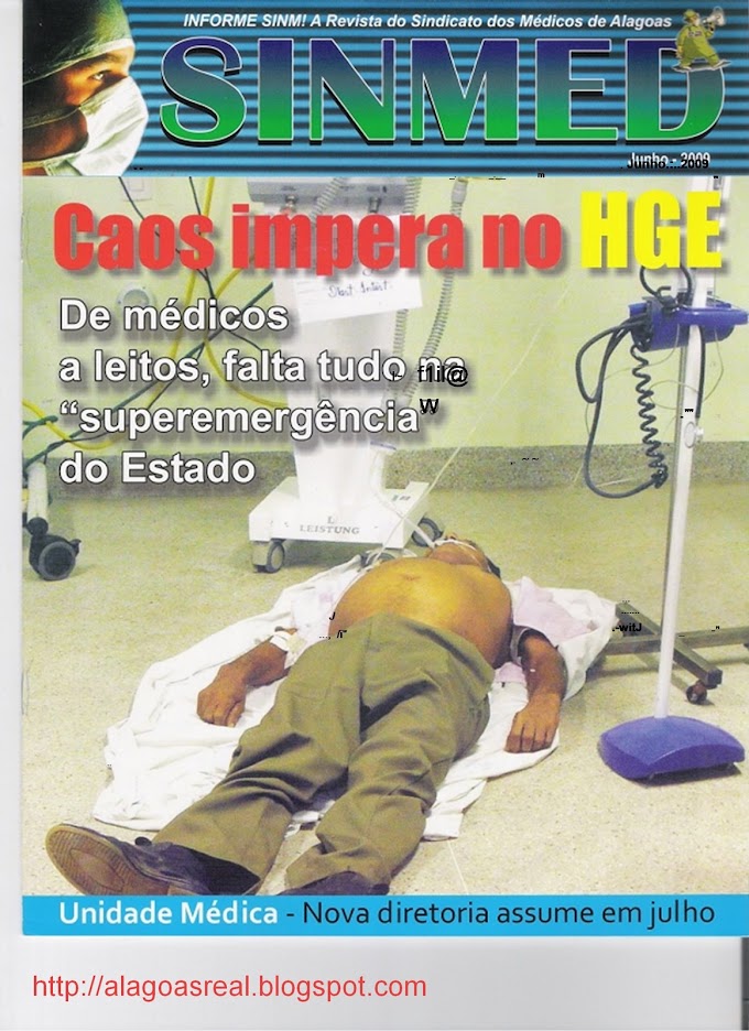 O gasto de horrores em Alagoas  com publicidade sobre falsos avanços na Saúde e Segurança Pública,enquanto os médicos ganham salários de fome!