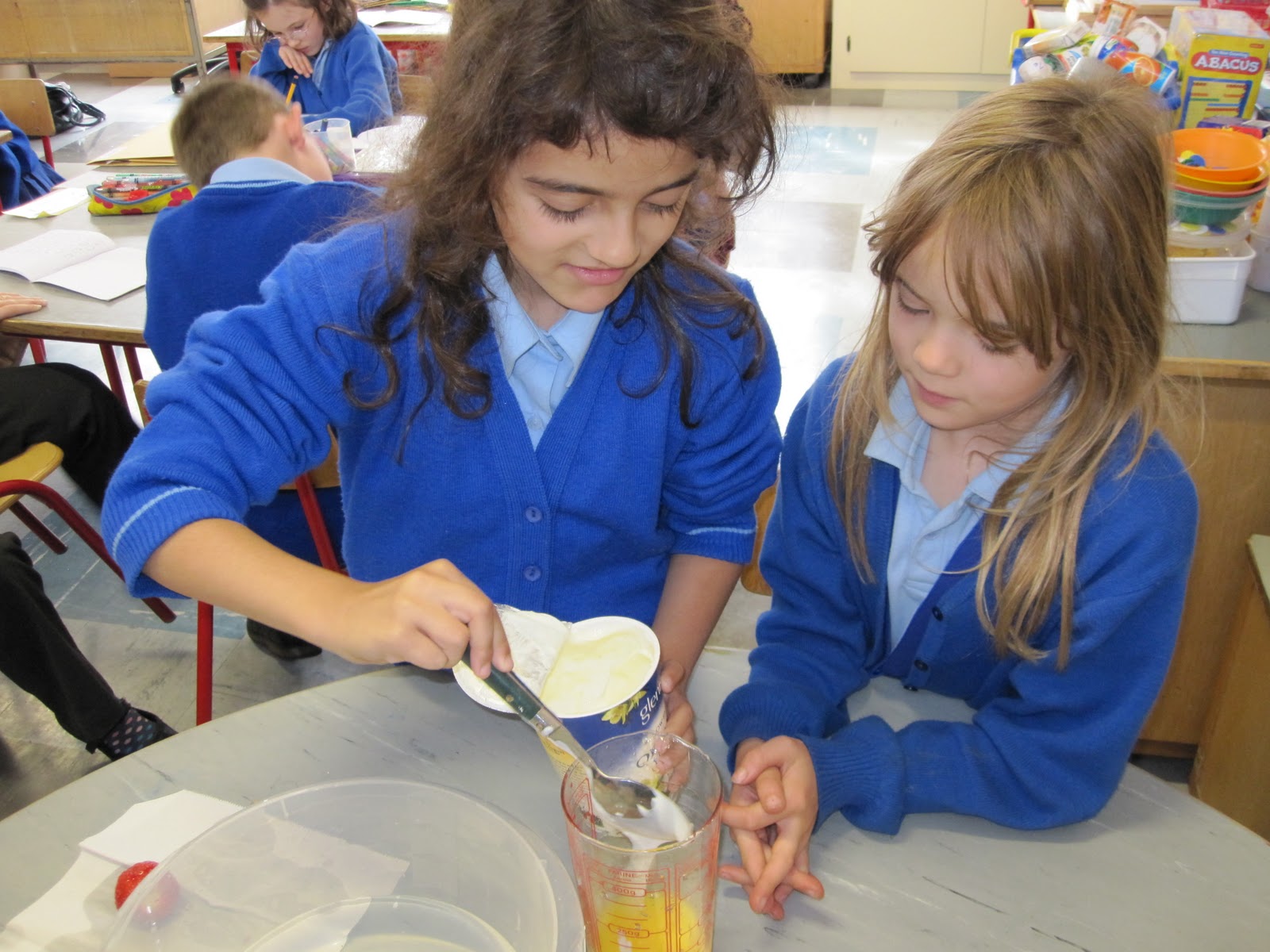 Science Projects Making Smoothies in Second Class
