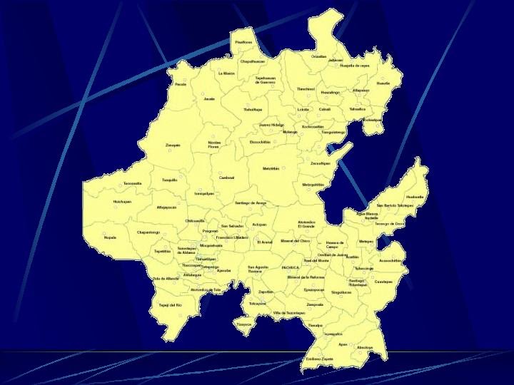 Hidalgo State Map, Mexico