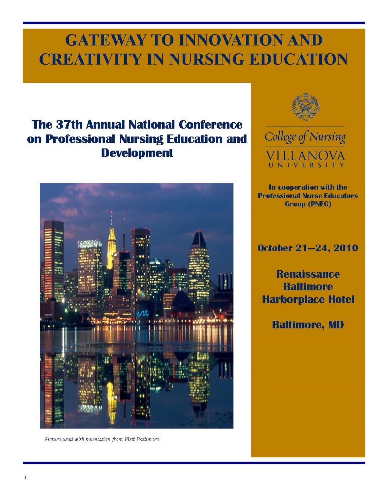 Villanova Nursing Continuing Education September 2010