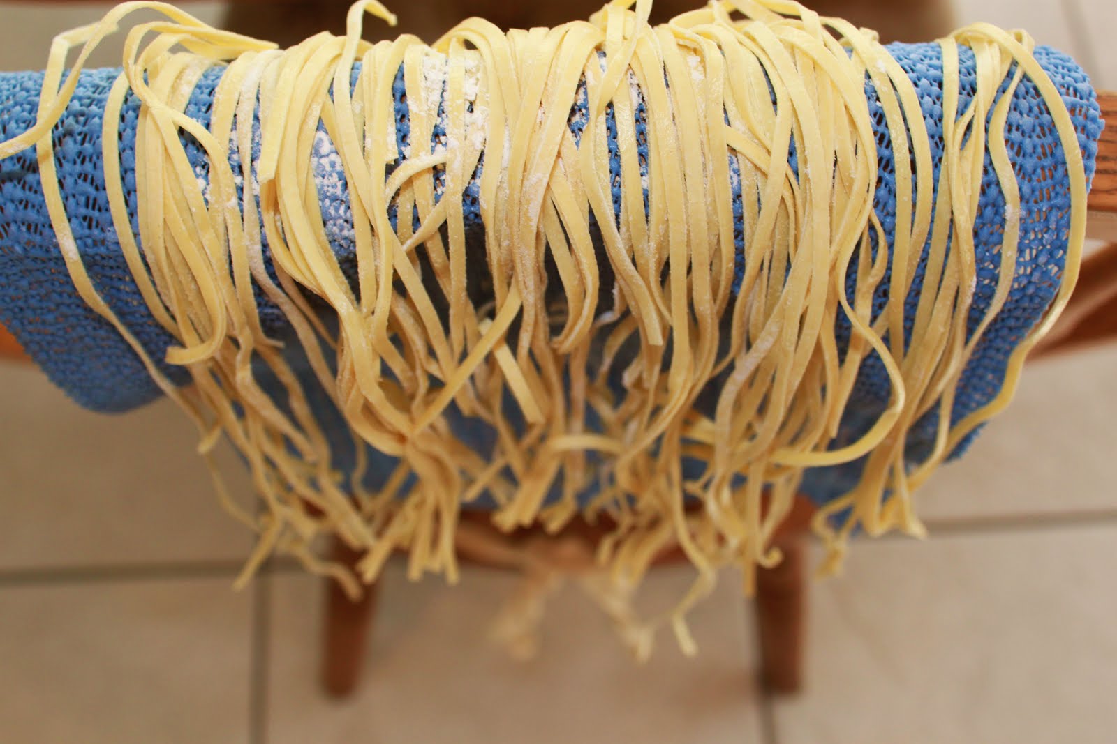 Grandma's Old Fashioned Italian Homemade Pasta Egg Noodle Recipe What