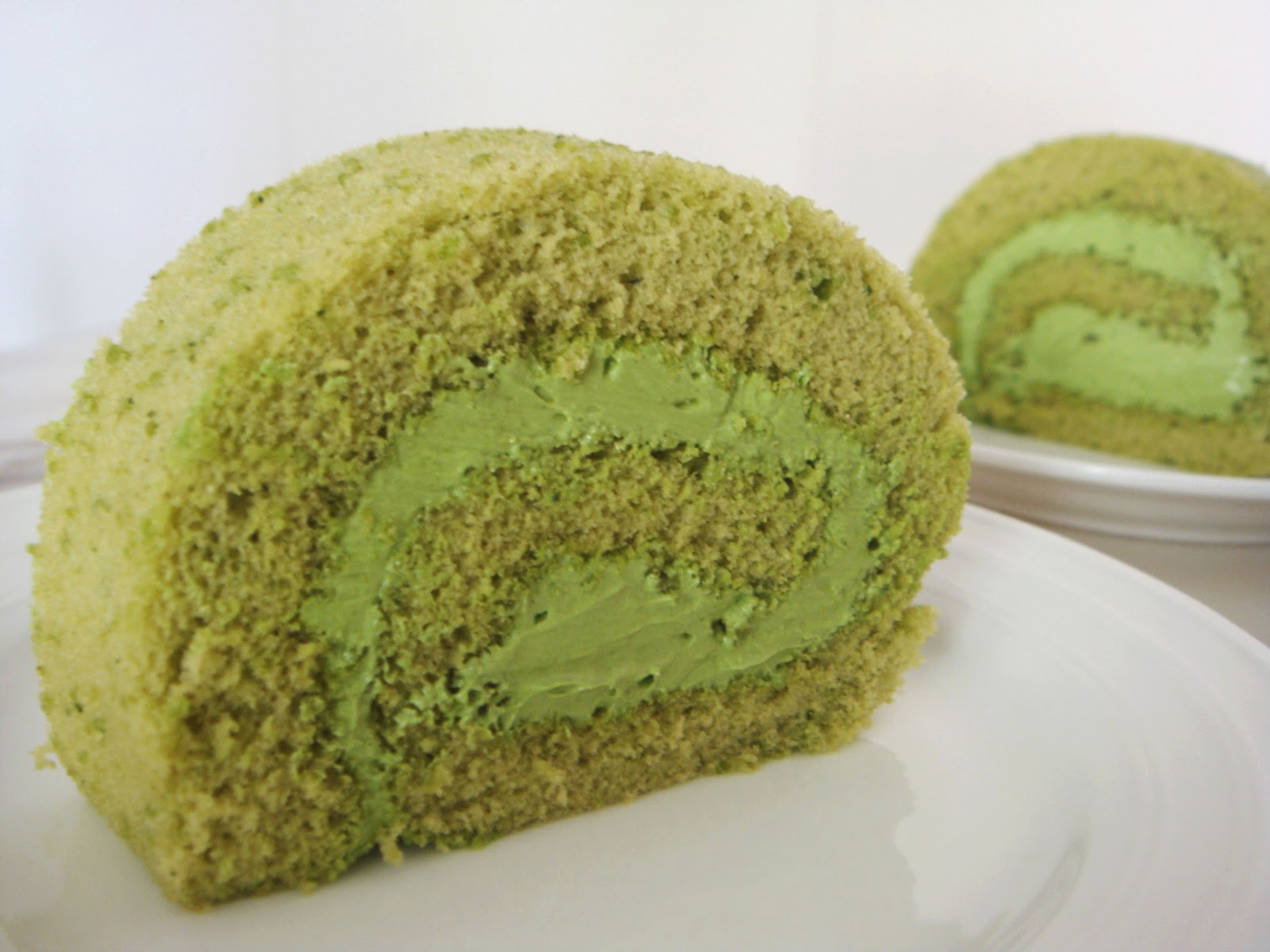 Baking Library Log Cake Practice Matcha Swiss Roll
