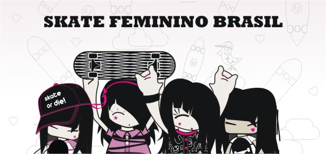 SKATE FEMININO -BRASIL ♥