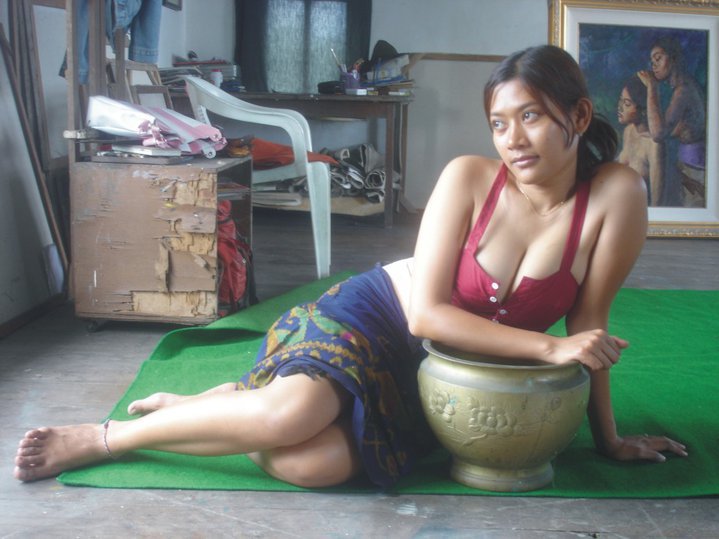 Bali Telanjang Lukisan Di Gadis Manis Bugil Cewek Wanita Foto Perempuan Ind...