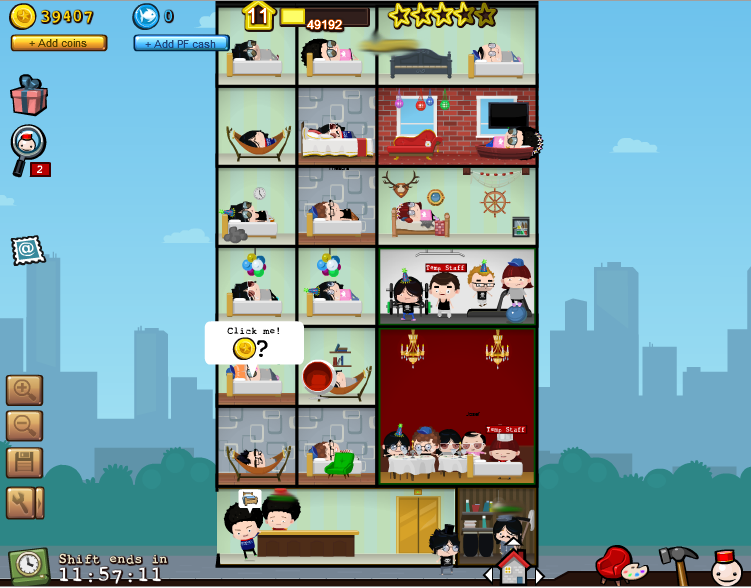 eeGamers Blog Game Reviews and News Playfish Hotel City Facebook