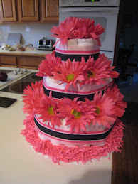 Girly Diaper Cake