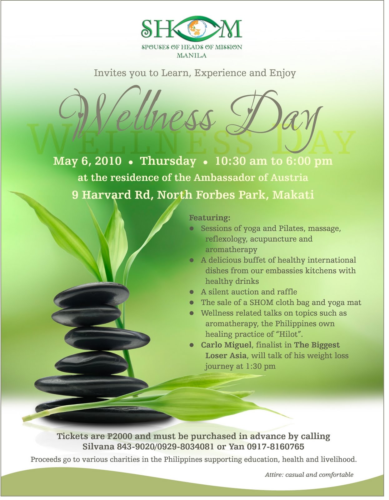 The Intersections & Beyond Wellness Day by SHOM Manila on May 6
