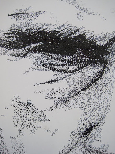 drawdrawdraw: Jamie Glynn Finnegan: text drawing