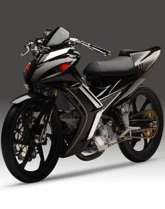 Gambar foto sepeda motor Yamaha Jupiter Mx 135 cw black 