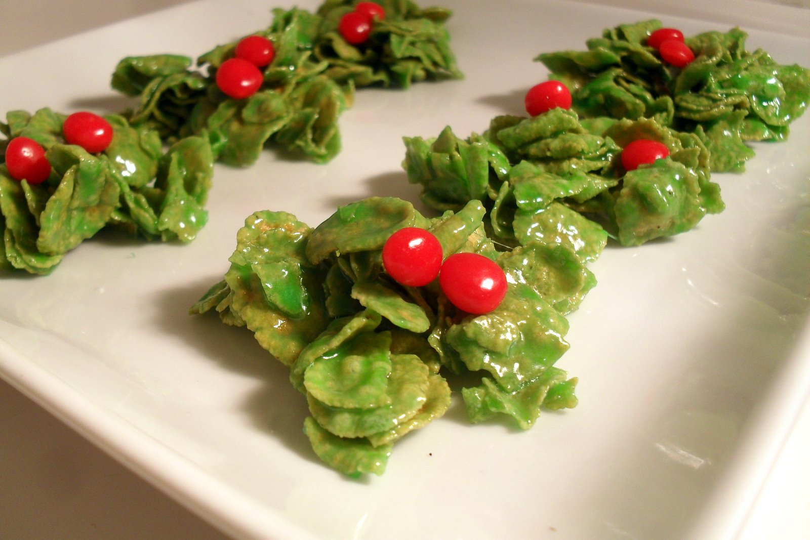 Dispensing Happiness: 12 Weeks of Christmas Cookies: Holly Berry Cookies