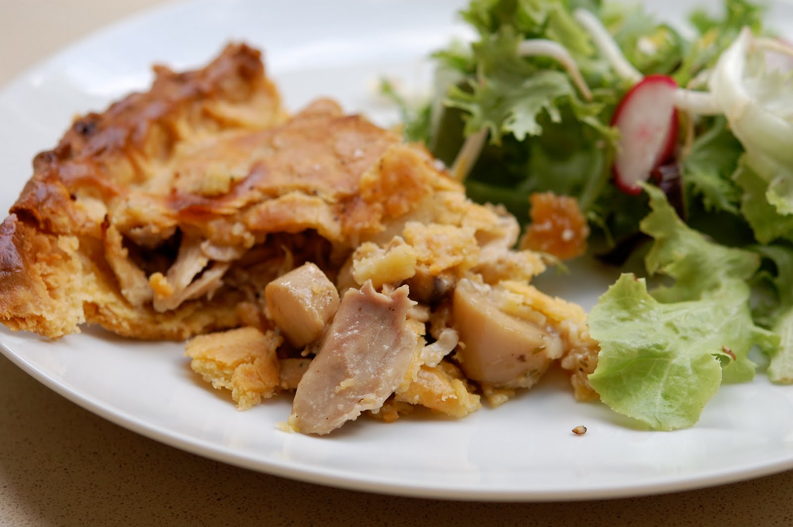 jamie who: Chicken and Mushroom pie