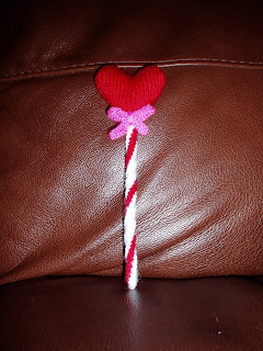 Bead Heart Wands - Valentine's Day Craft - No Time For Flash Cards
