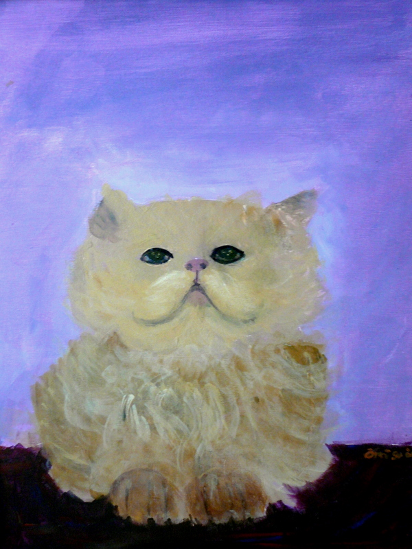 Öykü�nün fırçası Tombiş kedi