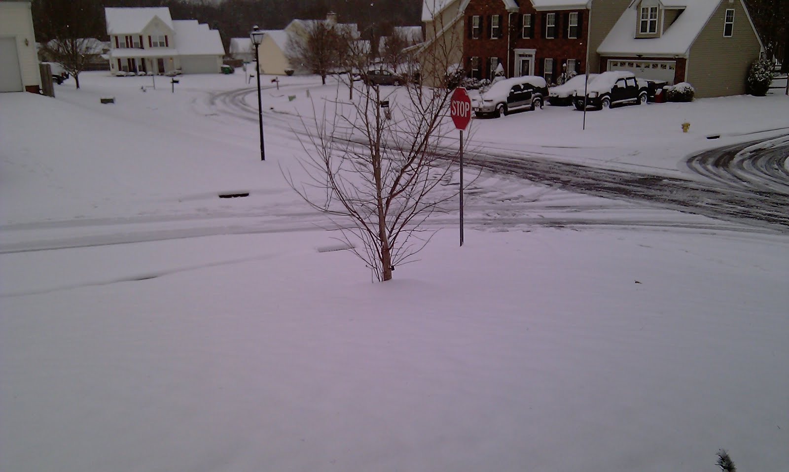 Nieve en CharlotteCarolina del Norte