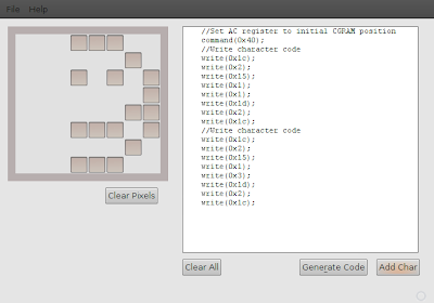 Anunakin - Pinguino dev Team!: Gerador de caracteres para LCD/Pinguino