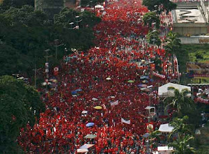 Marea roja por el "Sí" - pró-Chávez