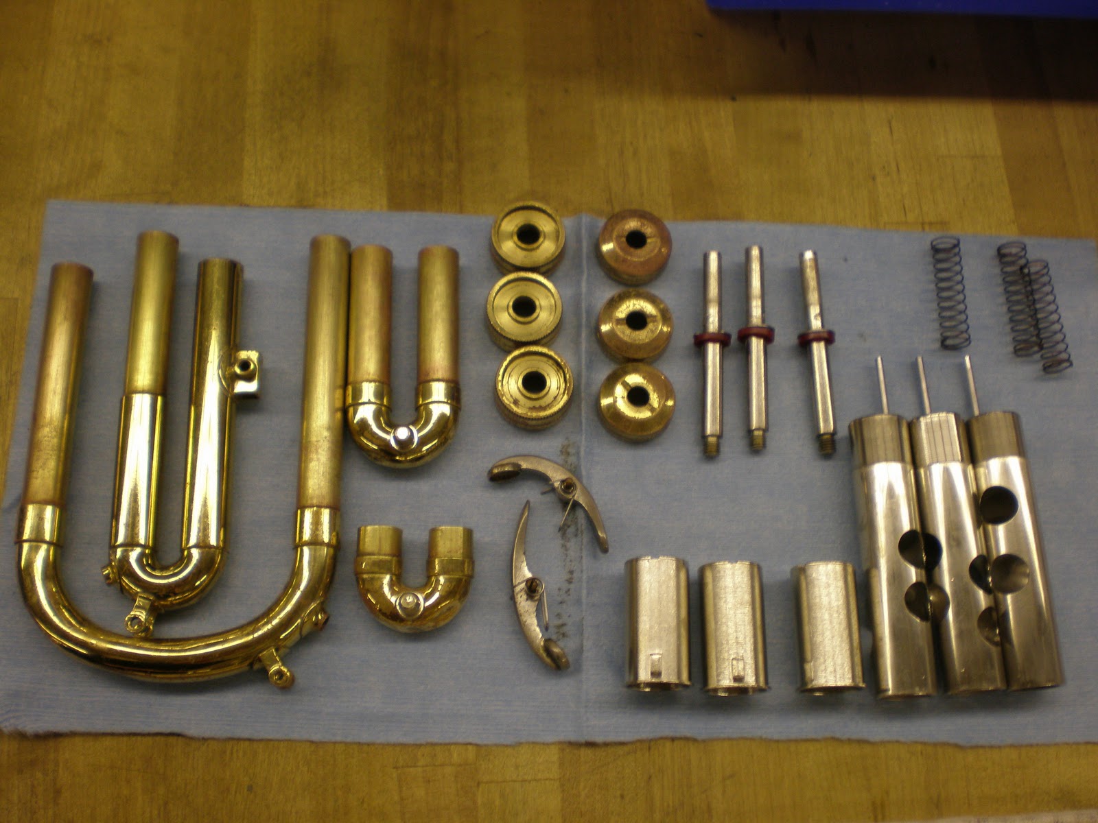 Band Instrument Repair School Project Trumpet