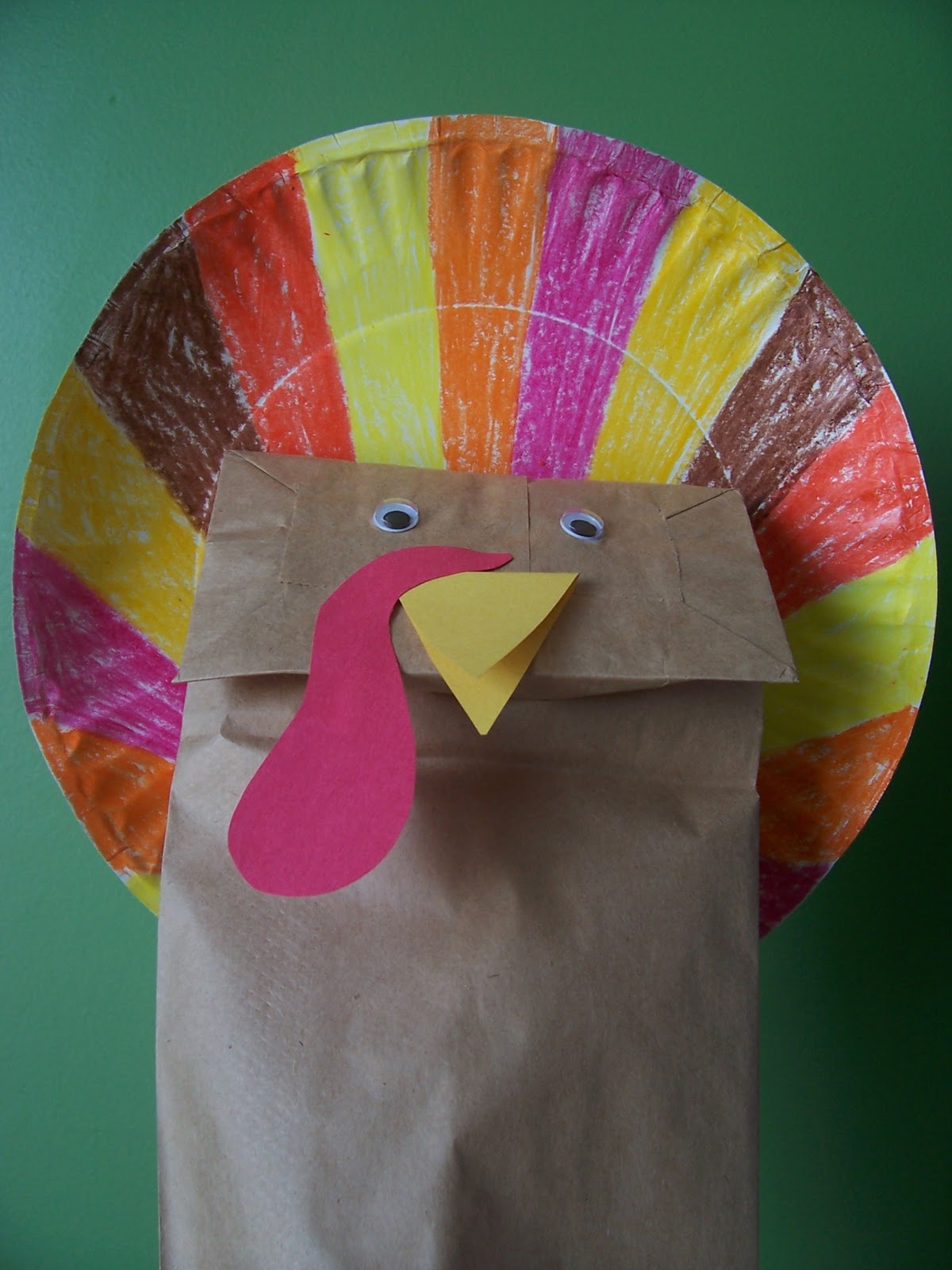Free Printable Turkey Paper Bag Puppet