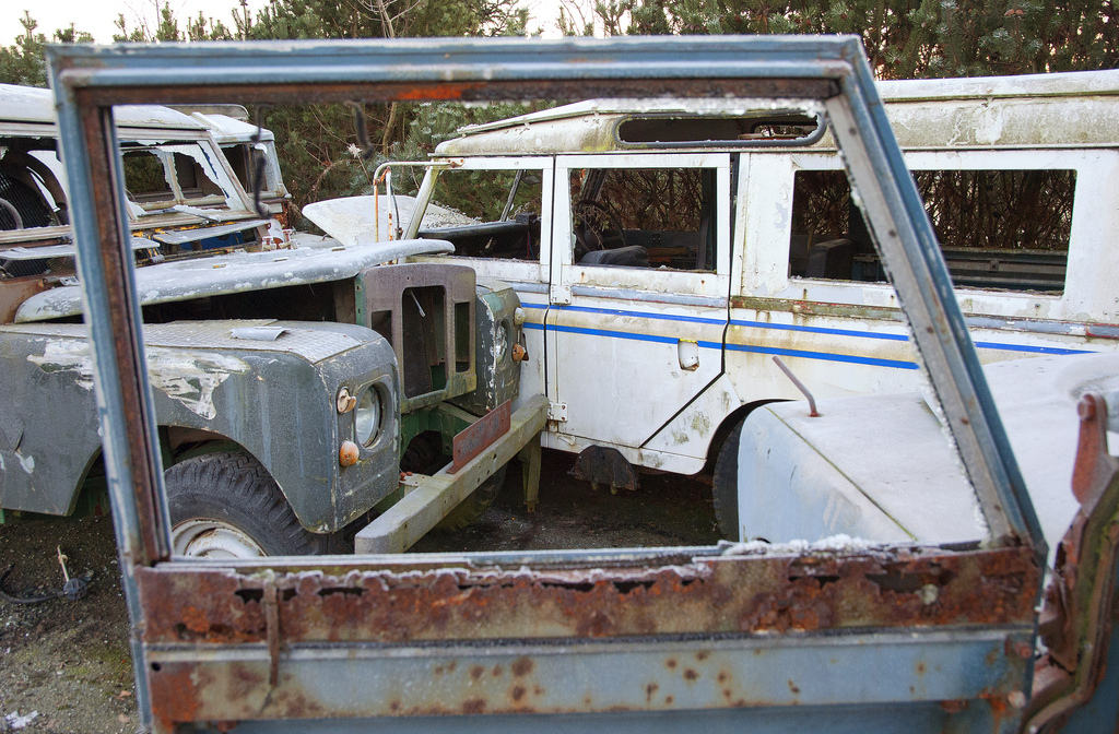The Pinehurst Land Rover Society Rover Cemetery Don't Call it a Junk Yard