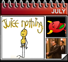 Jared Woods July 2010: New Juice Nothing, Killed Art-Pulpitations, Inception was the best moive