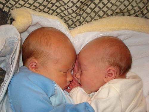 Landen & Lauren 6 days old