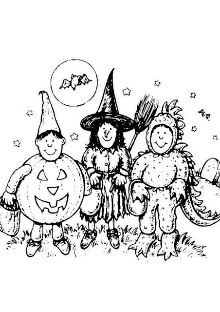 Dibujos infantiles Brujas de Halloween bruja