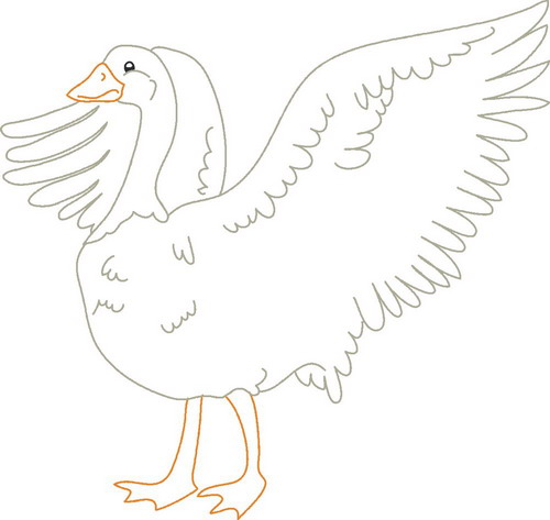 free clip arts: Swans cliparts