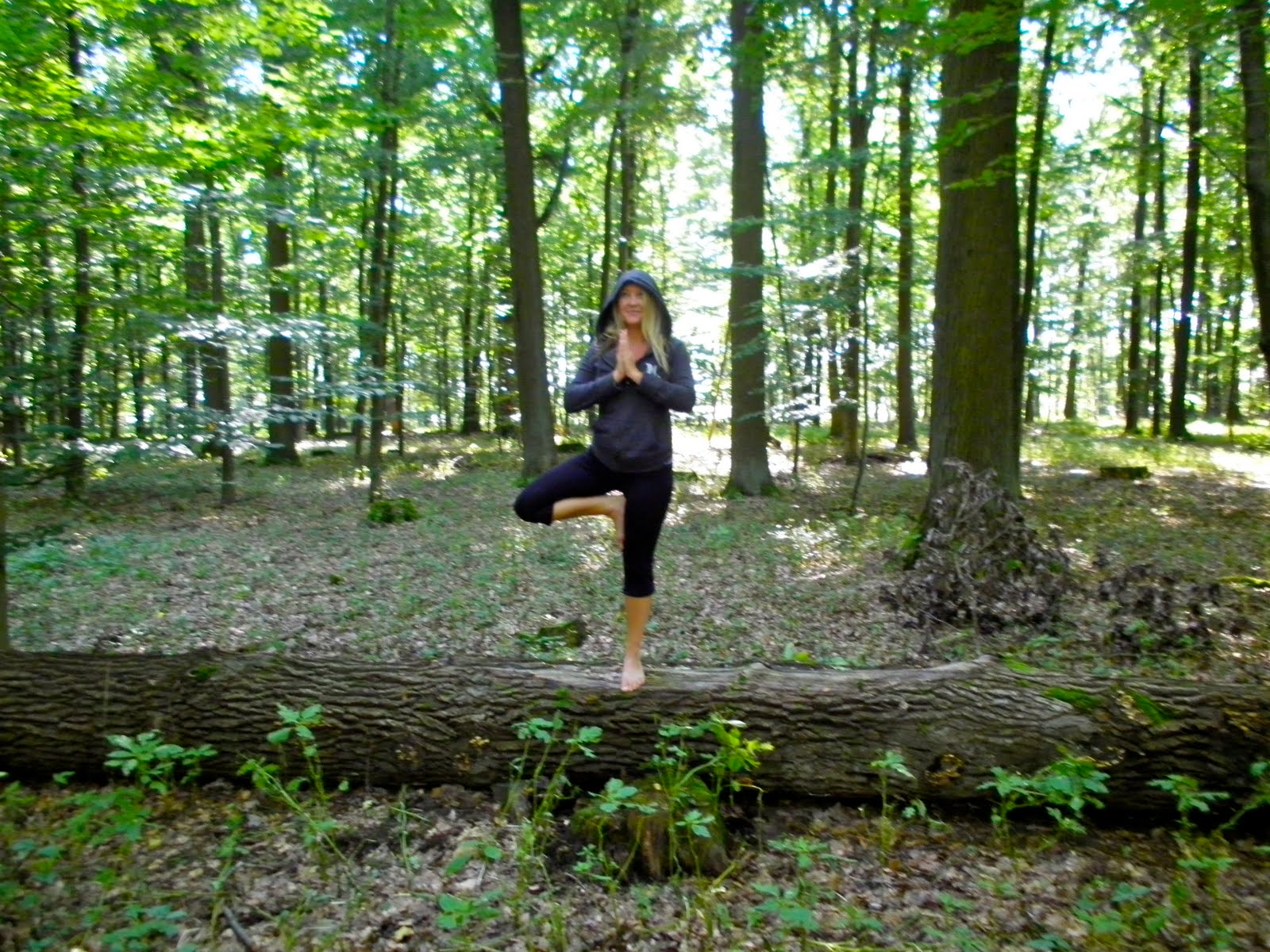 travel...yoga... and the funny things in life yoga in the forest