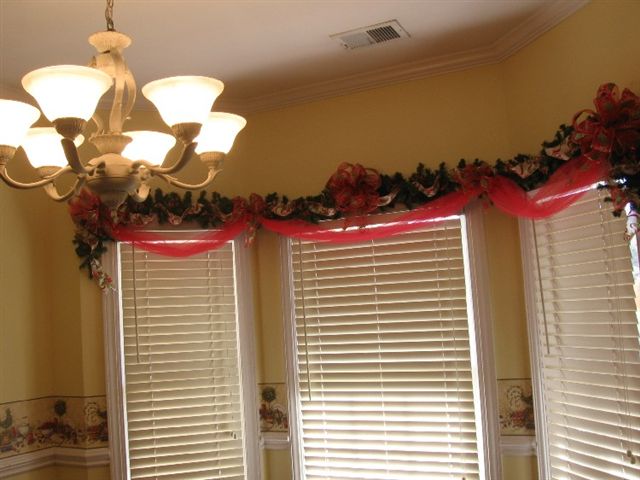 Garland Over Window by Melody