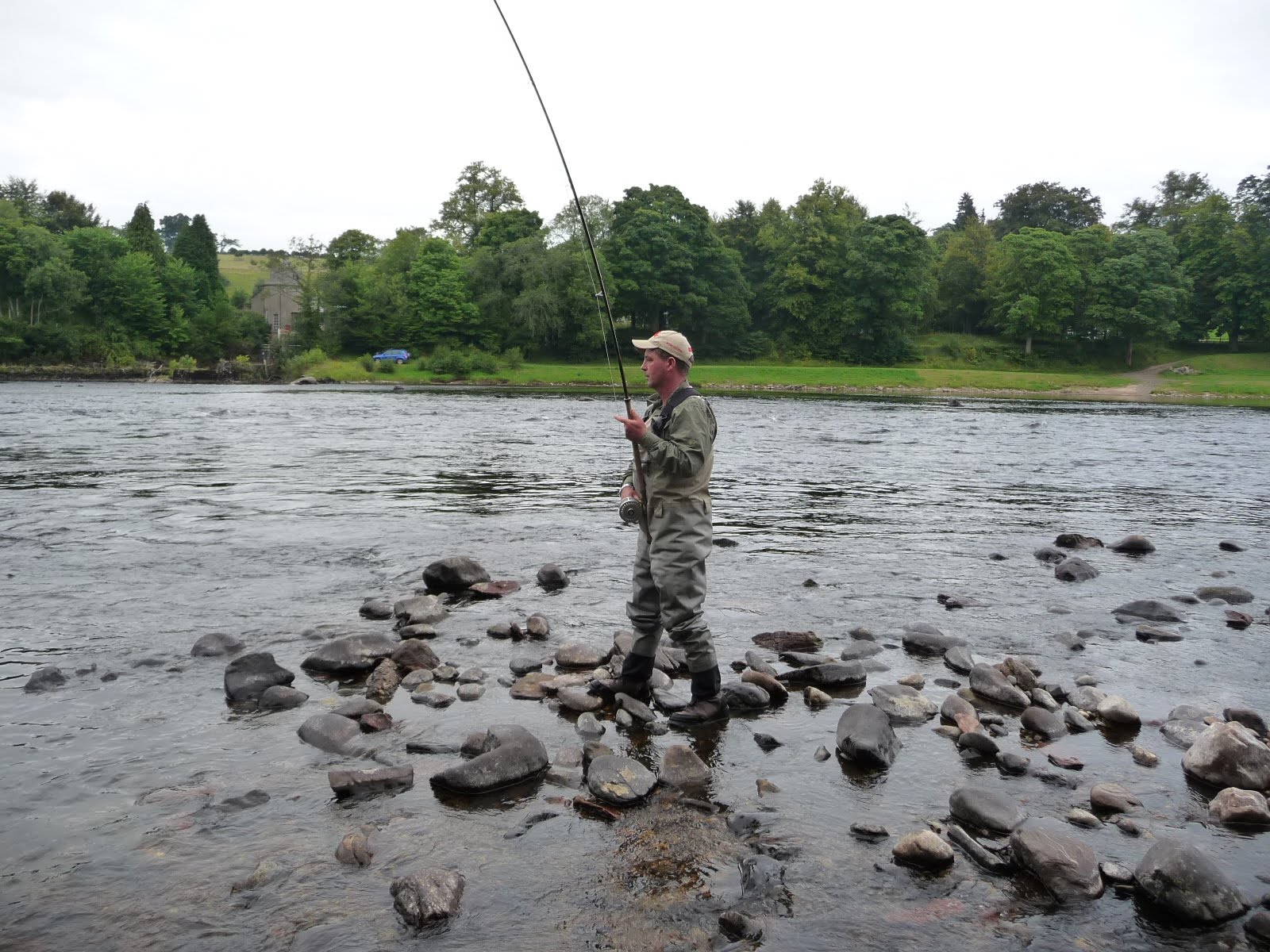 Salmon Fishing Scotland. Salmon Fishing Scotland Catching Summer