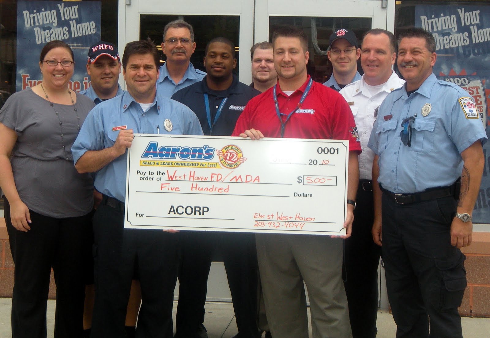 News from MDA New Haven Regional Office West Haven Fire Department