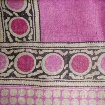 Pima Satin Fuschia Leda Dupatta main image 0