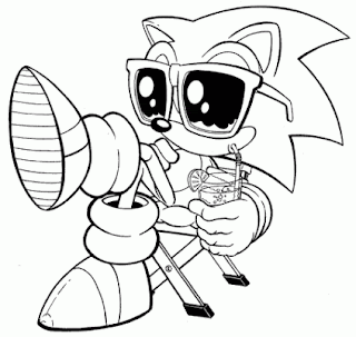 Free Coloring Pages Of Sonic | Coloring Pages