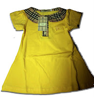 BURBERRY Yellow Cotton Dress