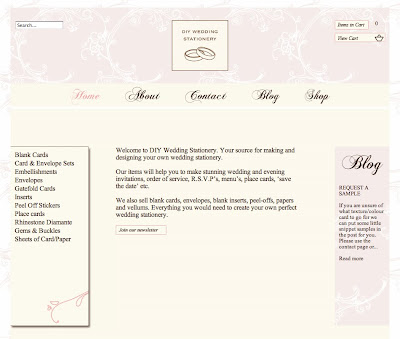 Wedding Stationery Website