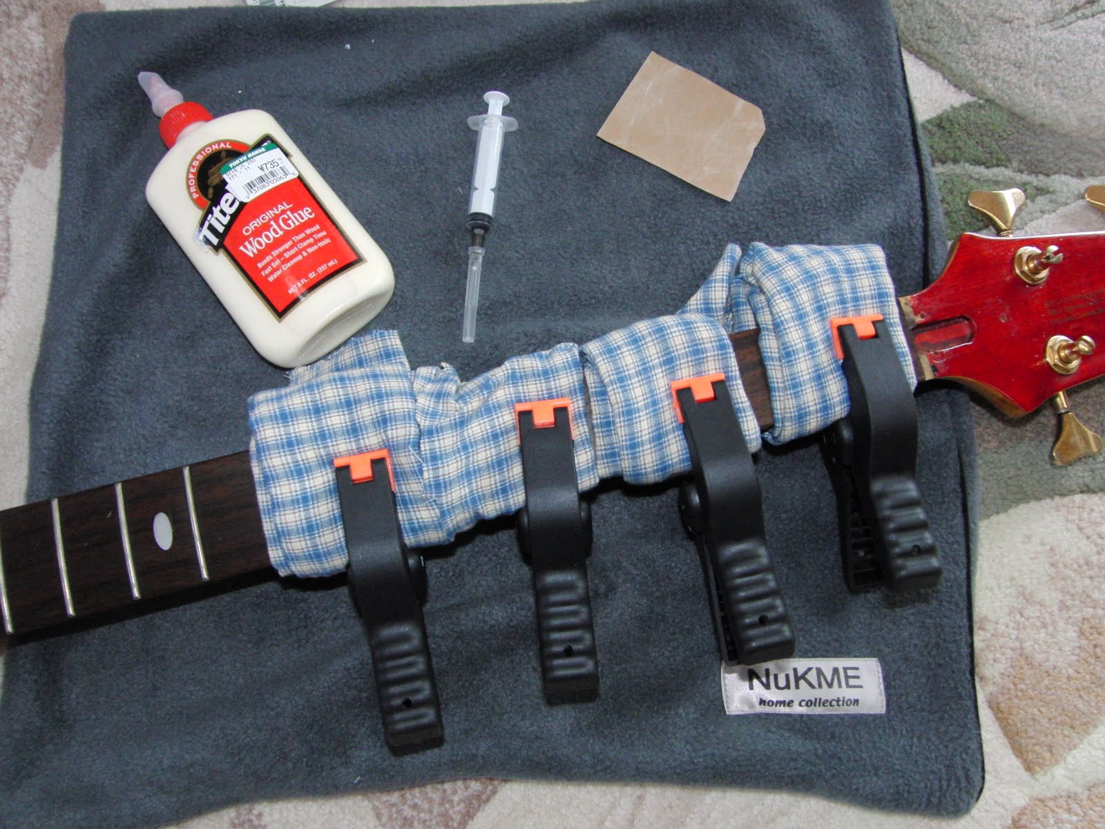 Aria Basses Aria Pro II SBELT Neck Repair