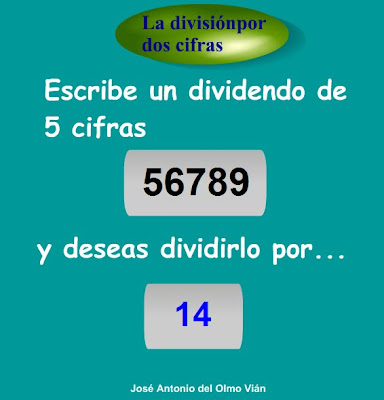 Aprendo jugando.: DIVISIONES DE DOS CIFRAS