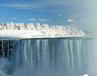 Cataratas do Niagara no Inverno - Beleza gelada