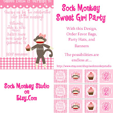 Sock Monkey Sweet Girl
