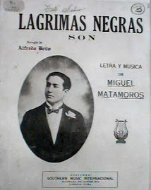 MIGUEL MATAMOROS Y LA PORTADA DEL LP DE LAGRIMAS NEGRAS