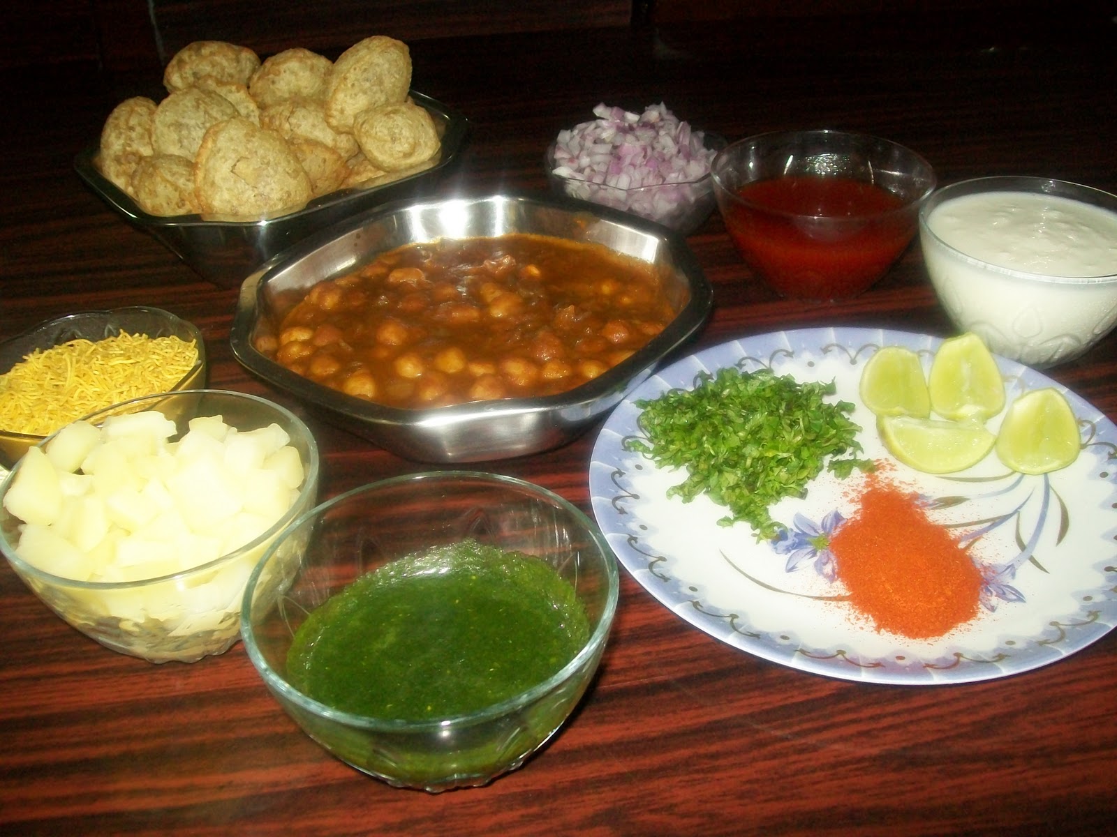 Simple Cooking Channa Alu masala puri