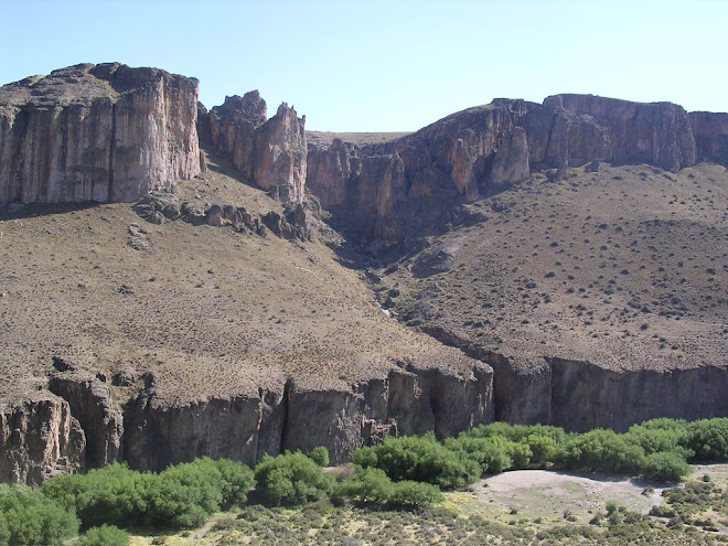 Canyon pour l'accès à las Cuevas de las Manos