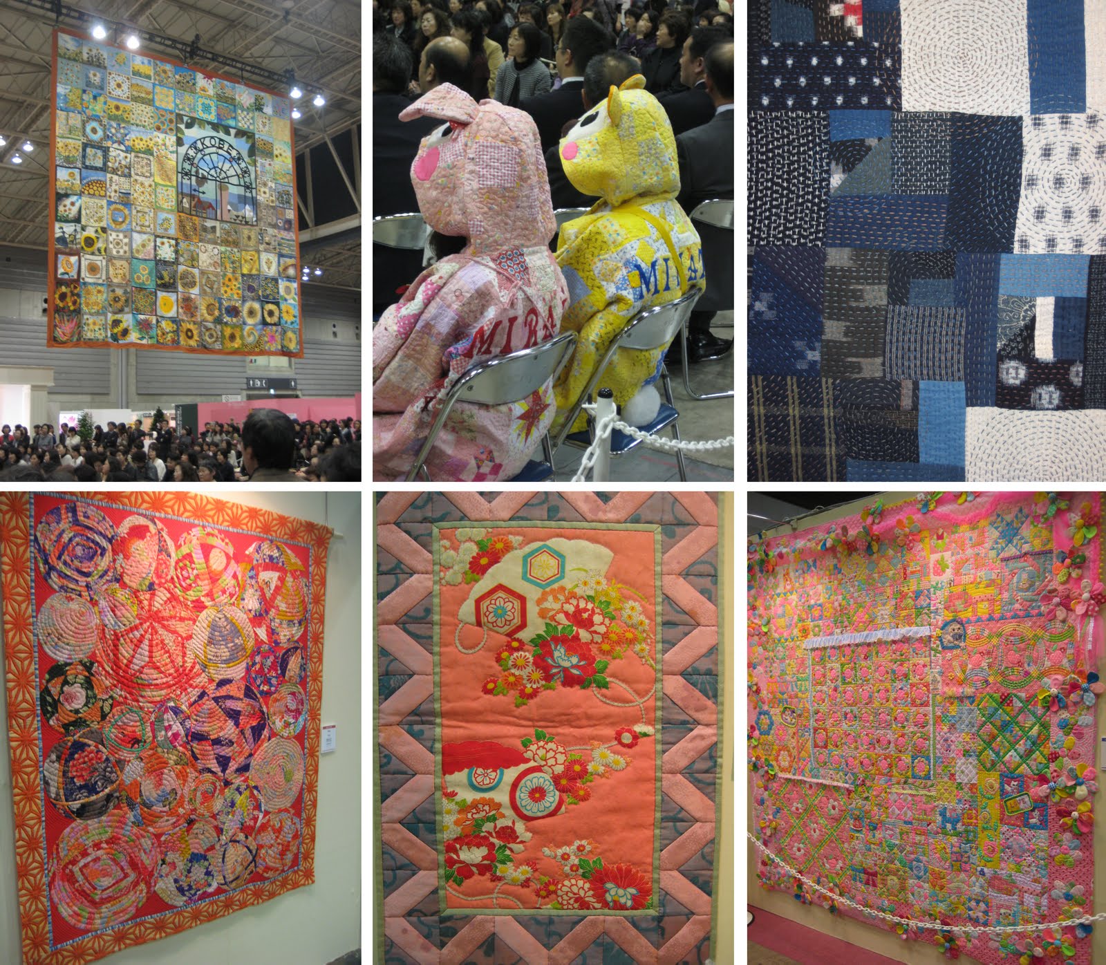 Katie in Tokyo Yokohama Quilt Show