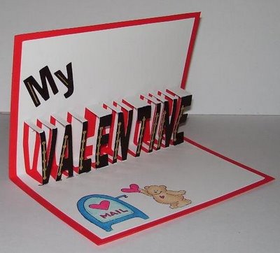 Valentine Cards: Valentine Pop Up Cards