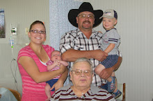 Great Grandpa, Grandpa, Jamie and kids