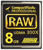 Hoodman UDMA RAW Compact Flash 8GB, 300X