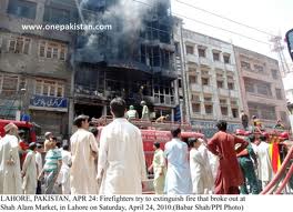 Shah Alam Market Lahore Fire