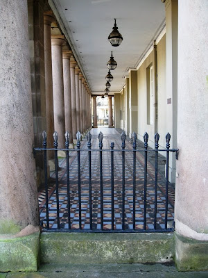Colonnade outside the Pump Rooms, Leamington