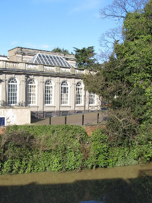 Leamington Pump Rooms viewed across the river